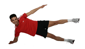 Fitness für die Bein-Aussenseite - Bewegungsablauf