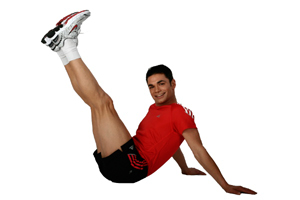Die Bein- und Bauchübung - Bewegungsablauf
